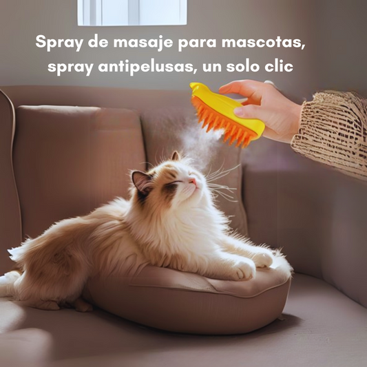 Cepillo Mascota Vapor 2 En 1